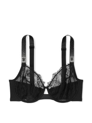 Бюстгальтер The Fabulous by Victoria's Secret Scattered Shine Strap Unlined Full-Cup Bra Black