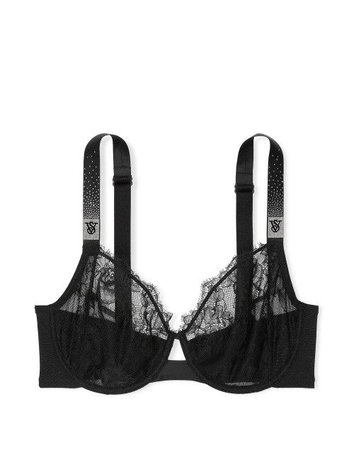 Бюстгальтер The Fabulous by Victoria's Secret Scattered Shine Strap Unlined Full-Cup Bra Black