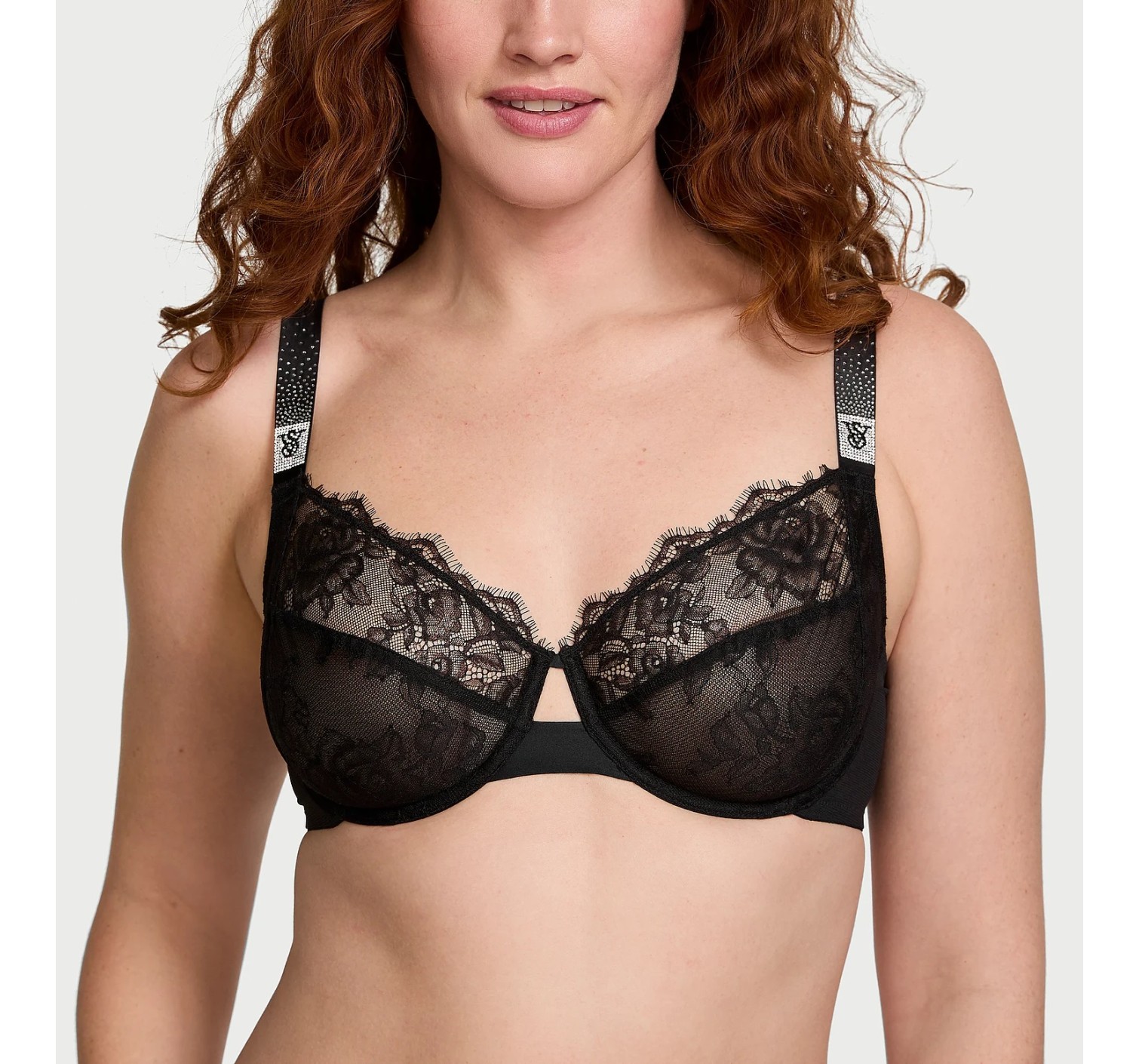 Бюстгальтер The Fabulous by Victoria's Secret Scattered Shine Strap Unlined Full-Cup Bra Black
