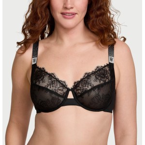 Бюстгальтер The Fabulous by Victoria's Secret Scattered Shine Strap Unlined Full-Cup Bra Black