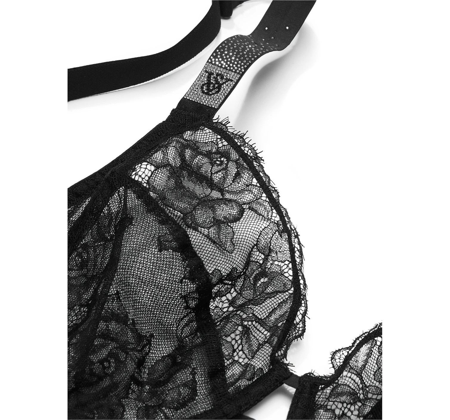 Бюстгальтер The Fabulous by Victoria's Secret Scattered Shine Strap Unlined Full-Cup Bra Black