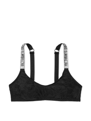 Бюстгальтер Shine Strap Lace Bralette Black