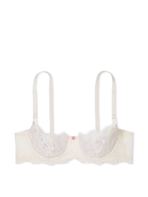 Бюстгальтер Wicked Unlined Lace Balconette Bra Coconut White
