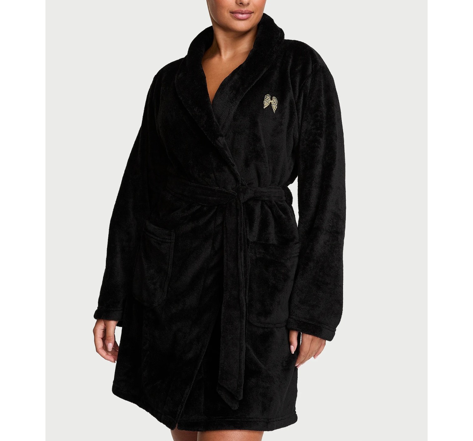 Халат Cozy Plush Robe BlackBlack
