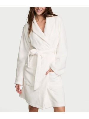 Халат Coconut White Fluffy Short Dressing Gown