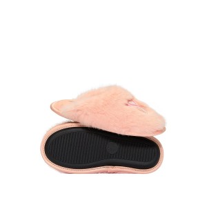 Домашние тапочки Luxe Plush Closed-Toe Slippers Pink Ombre