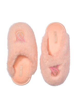 Домашние тапочки Luxe Plush Closed-Toe Slippers Pink Ombre