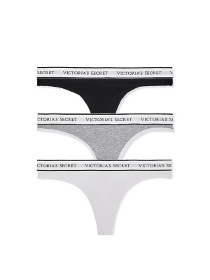 Набір трусиків Thong 3-Pack Logo Knickers