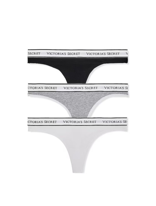 Набор трусиков Thong 3-Pack Logo Knickers