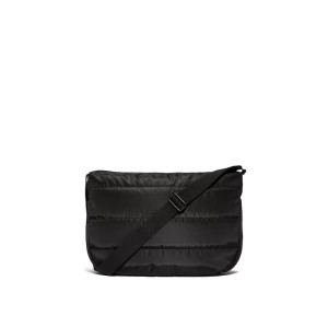 Сумка Black Quilted Puffer Slouch Bag