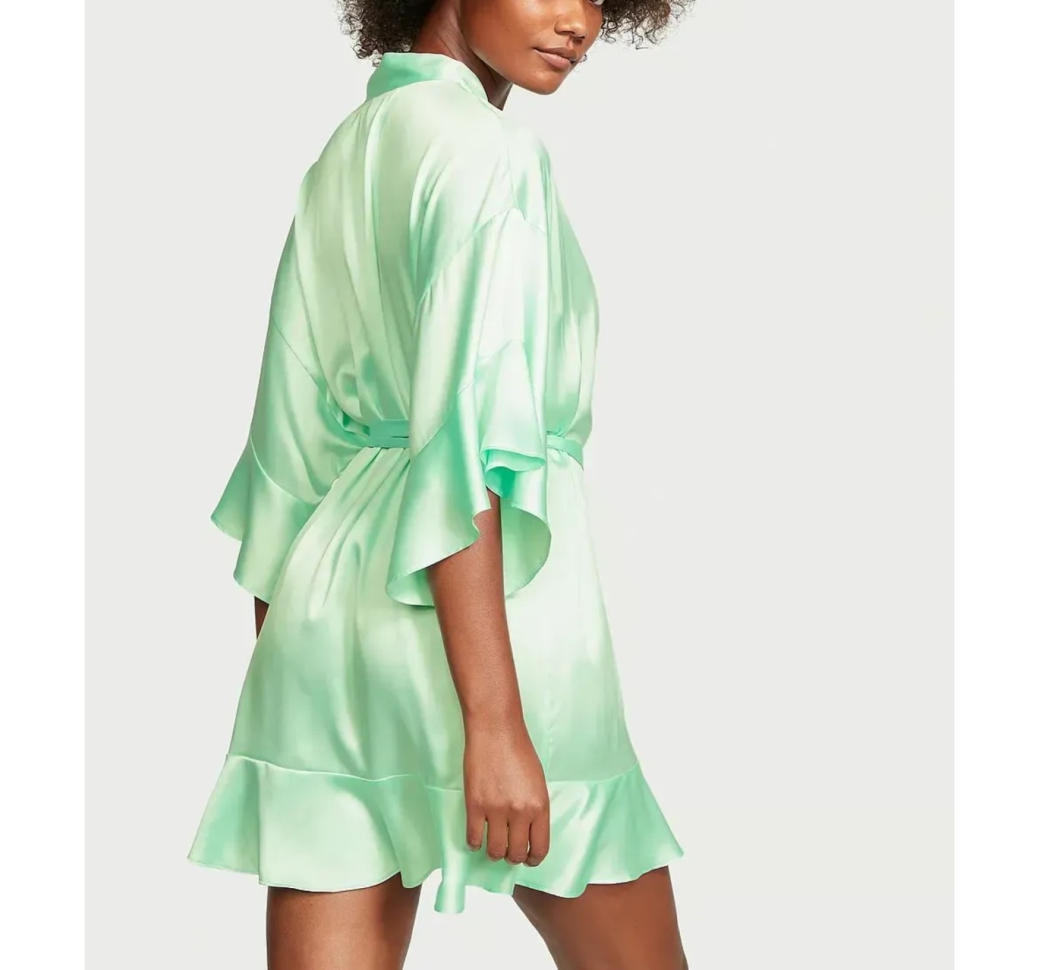 Халат Flounce Satin Robe