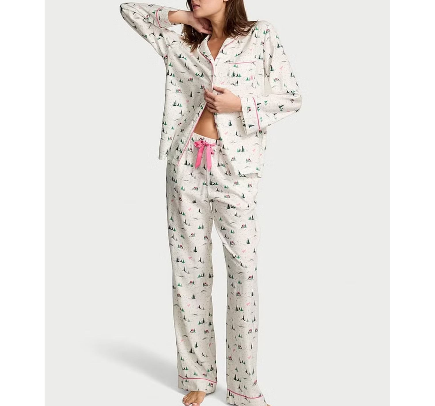 Пижама Flannel Long Pajama Set Forest