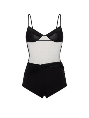 Піжама Sheer Reveal Modal & Mesh Cami Set Black