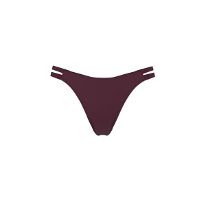 Трусики Double Shine Strap Smooth Thong Panty Winter Wine