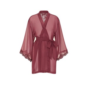 Халат Chiffon & Lace Short Robe Morning Rose