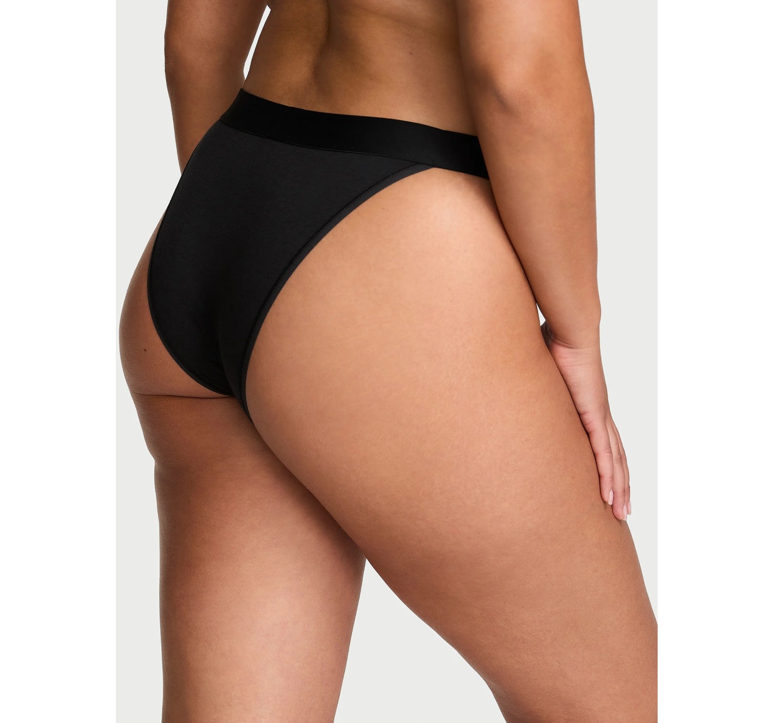 Трусики Logo Cotton Shine Patch 90s Brief Panty Black