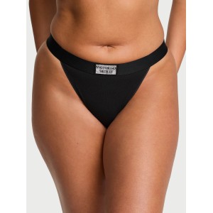 Трусики Logo Cotton Shine Patch 90s Brief Panty Black