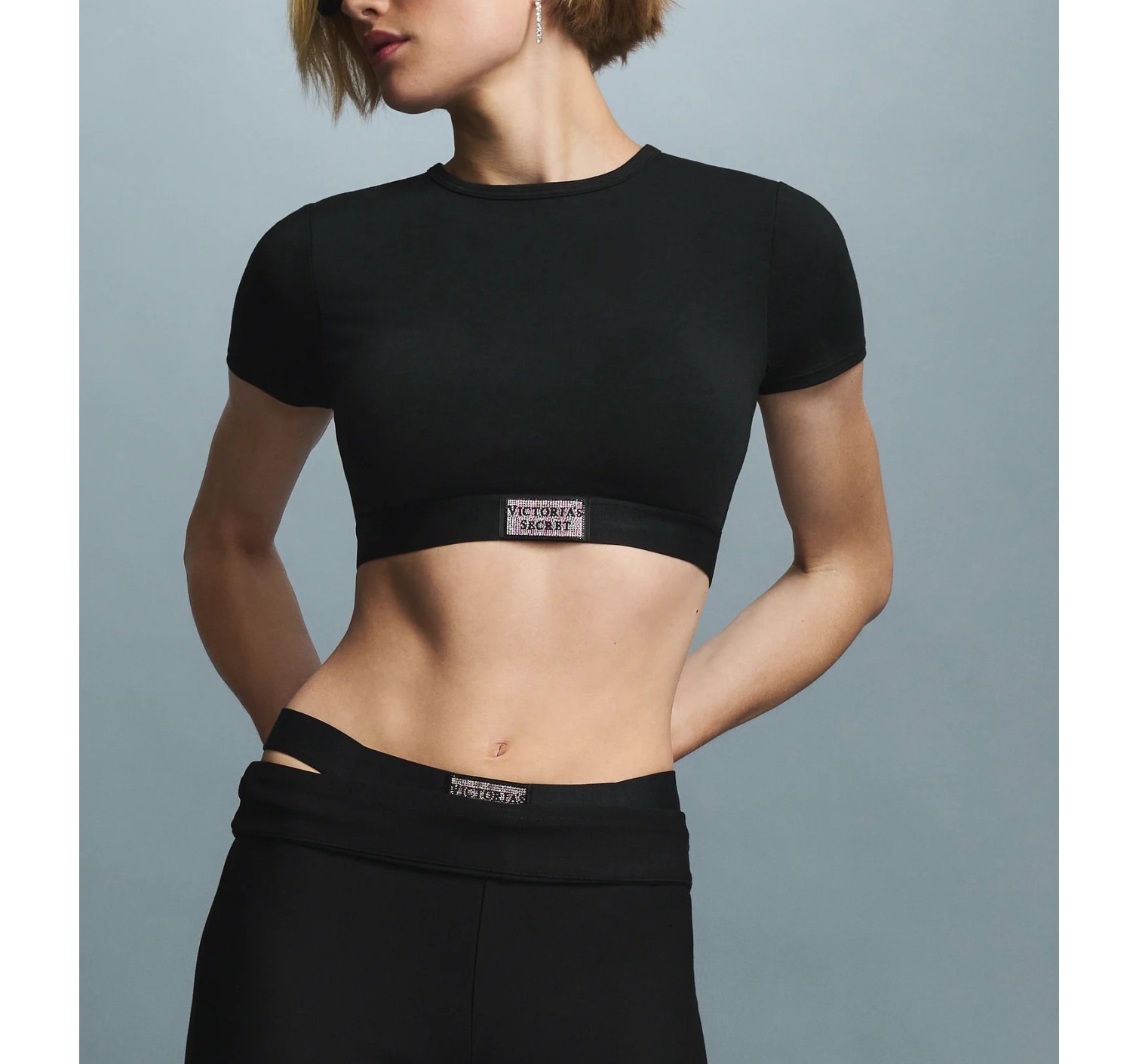 Трусики Logo Cotton Shine Patch 90s Brief Panty Black