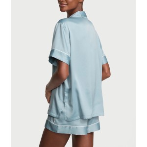 Піжама Signature Satin Bridesmaid Short Pajama Set Hope Grey