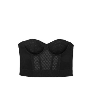 Бюстье Black Archive Monogram Corset Bra Top