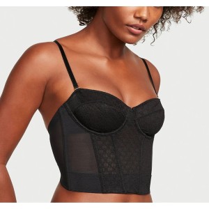 Бюстье Black Archive Monogram Corset Bra Top