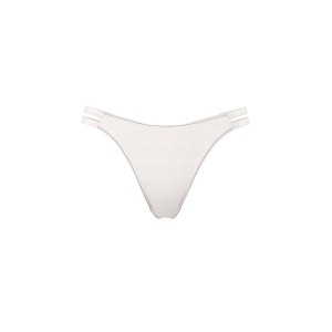Трусики Double Shine Strap Smooth Thong Panty Coconut White