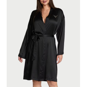Лімітований сатиновий халат VS Fashion Show Satin Sparkle Short Robe