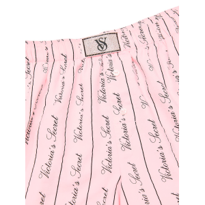 Піжама Flannel Long-Sleeve Short Tee-Jama Set Pink