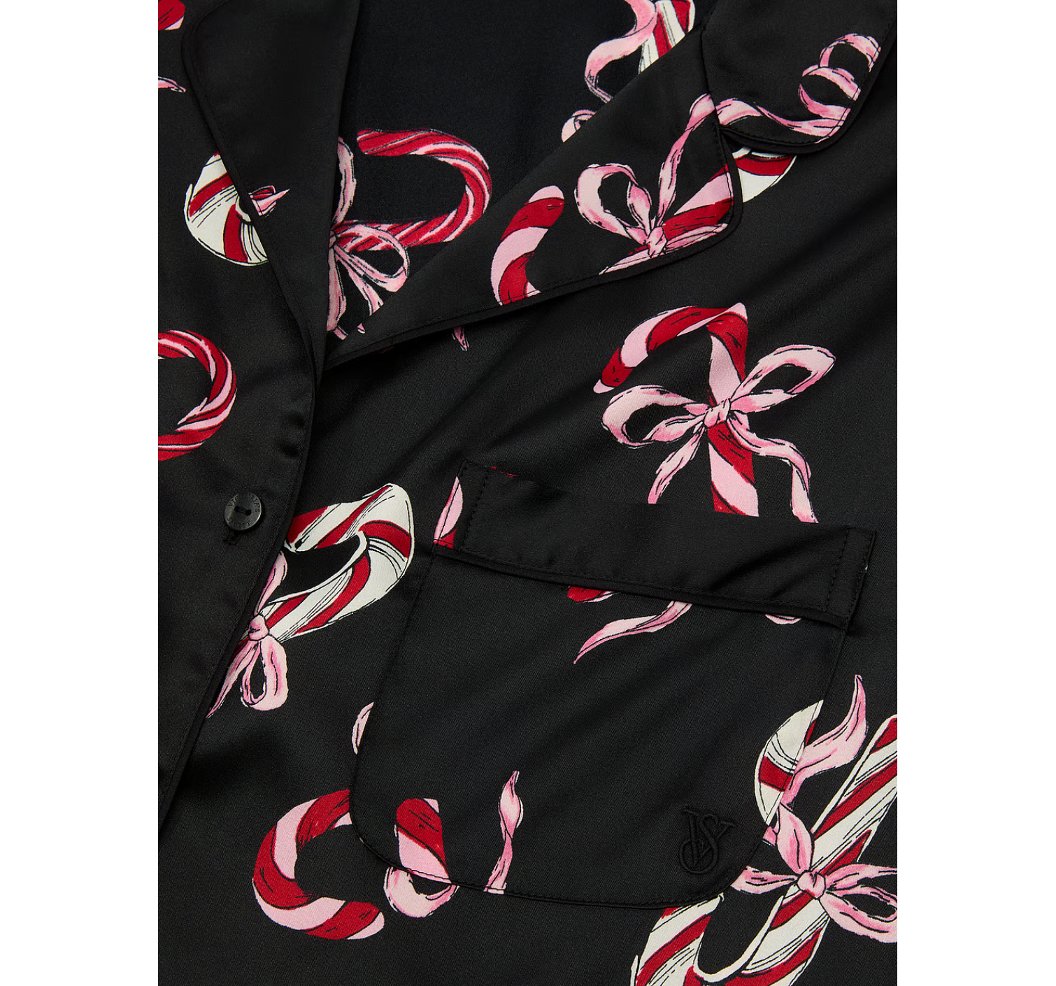 Сатинова піжама Glazed Satin Long Pajama Set Print
