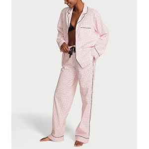 Піжама Angel Pink Small Dot Cotton Long Pyjama Set