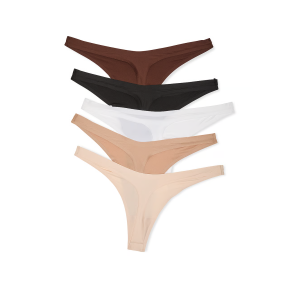 Набір трусиків 5-Pack Body by Victoria Flex Low-Rise Thong Panties Multi