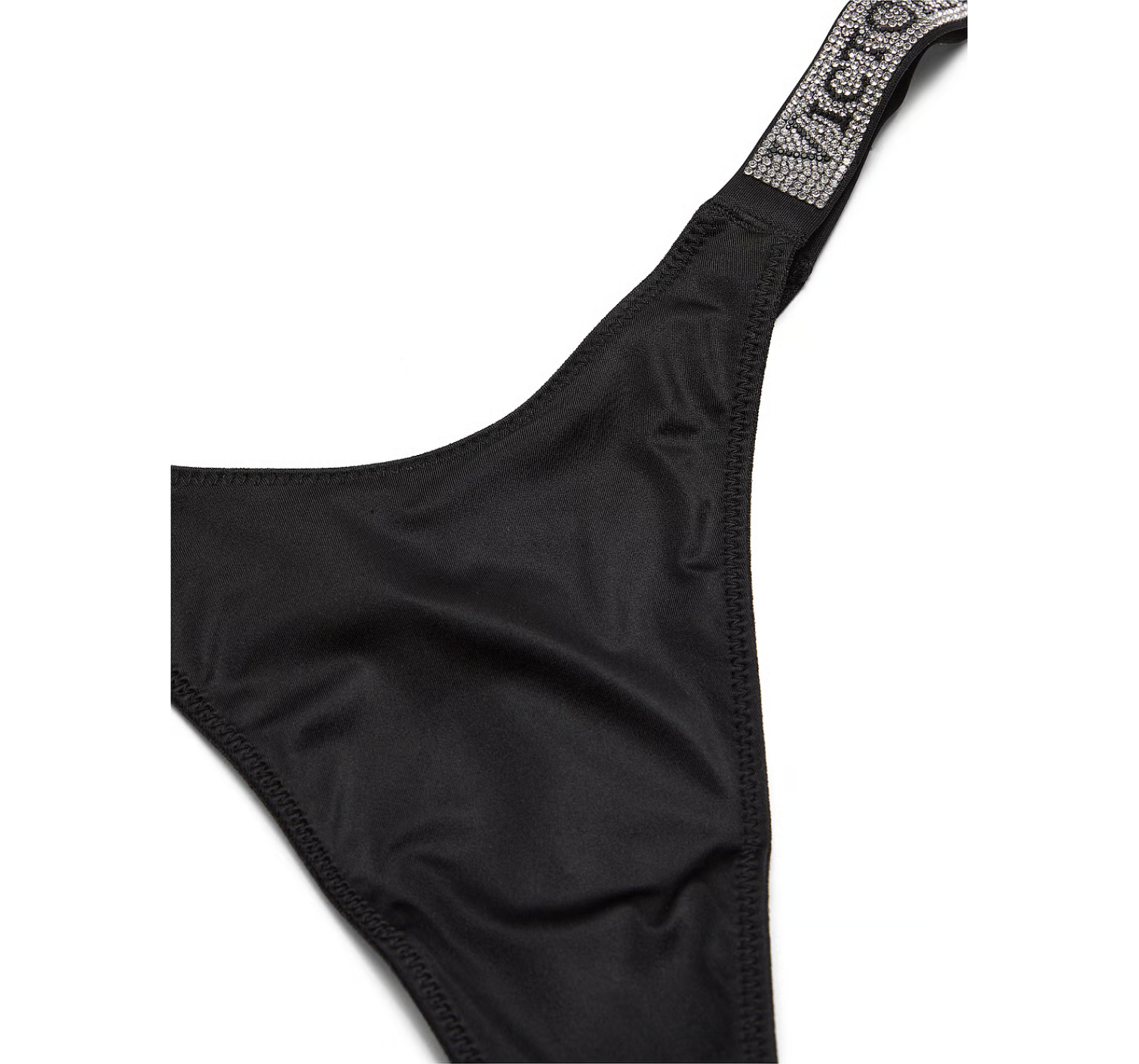 Комплект белья Logo Shine Strap Push-Up Bra Set Black