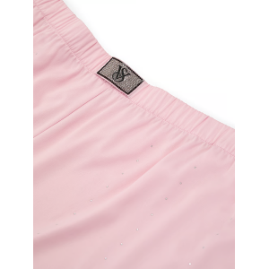 Сатиновая пижама Satin Shine Stripe Long Pajama Set Pink