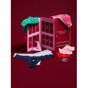Адвент календарь трусиков 12-Pack Thong Panties Holiday Advent Calendar