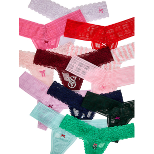 Адвент календарь трусиков 12-Pack Thong Panties Holiday Advent Calendar