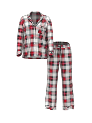 Піжама Flannel Long Pajama Set Print