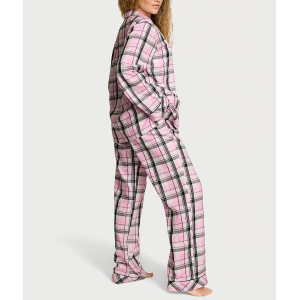 Піжама Flannel Long Pajama Set Gold Lurex Yd Plaid