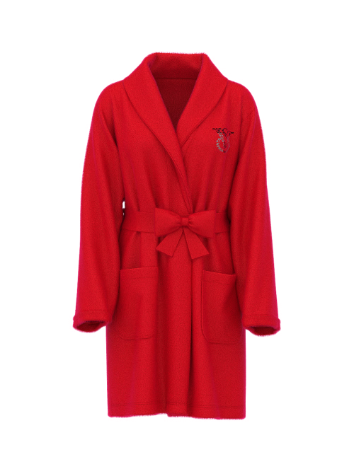 Плюшевый халат Cozy Plush Robe Red
