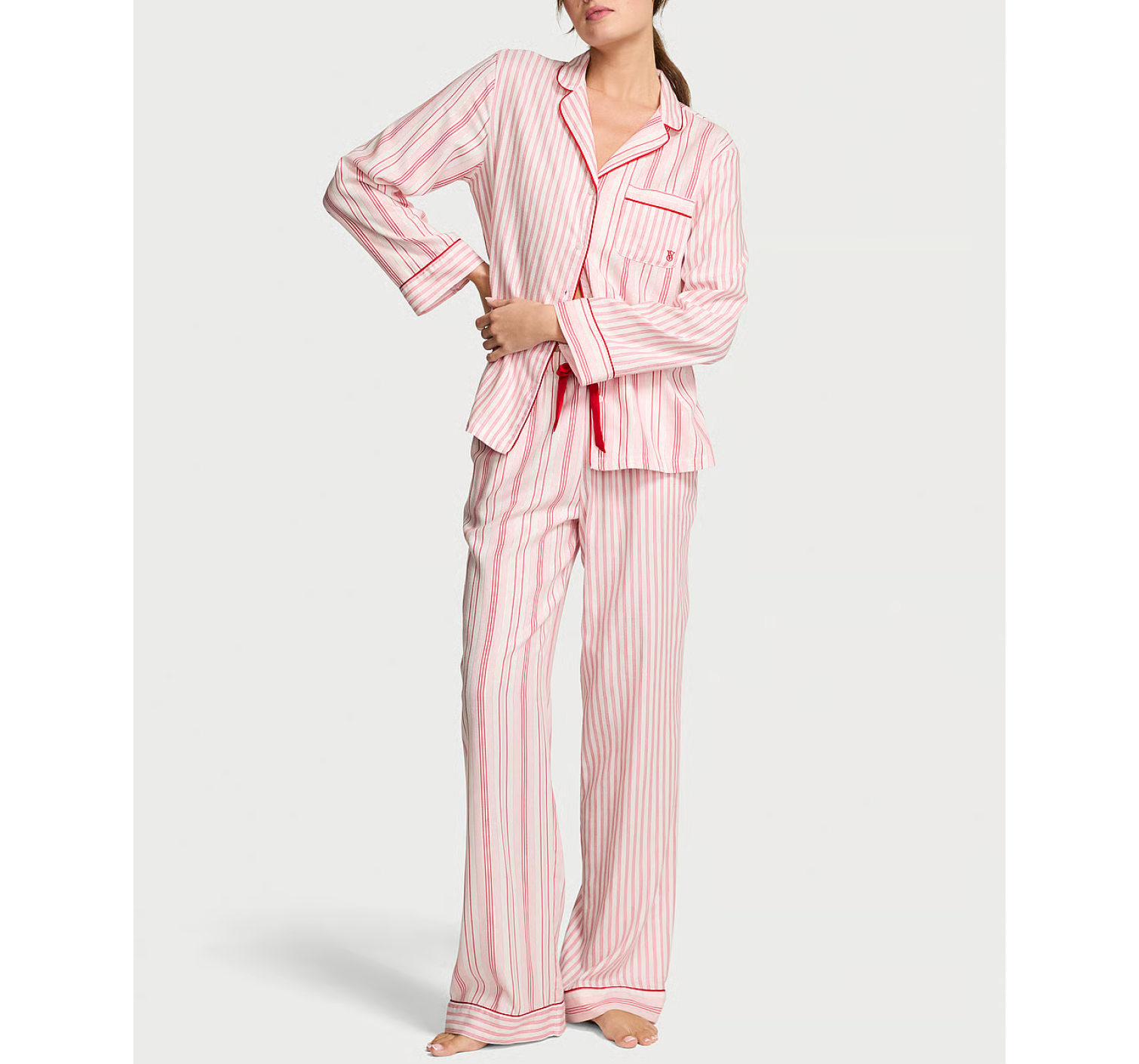 Піжама Flannel Long Pajama Set Print