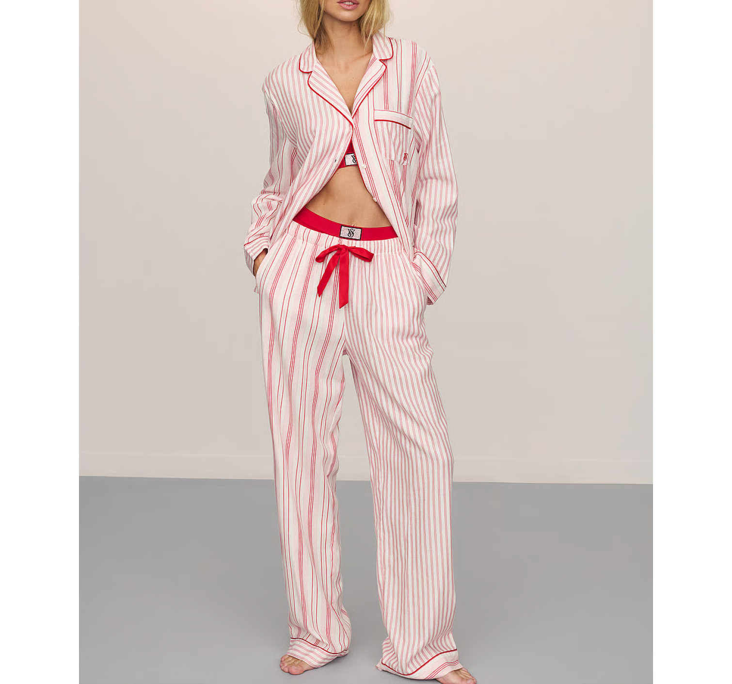 Піжама Flannel Long Pajama Set Print