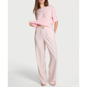 Пижама Flannel Short-Sleeve Long Tee-Jama Set Pretty Blossom