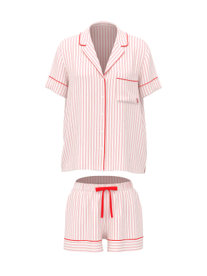 Піжама Flannel Short Pajama Set Print