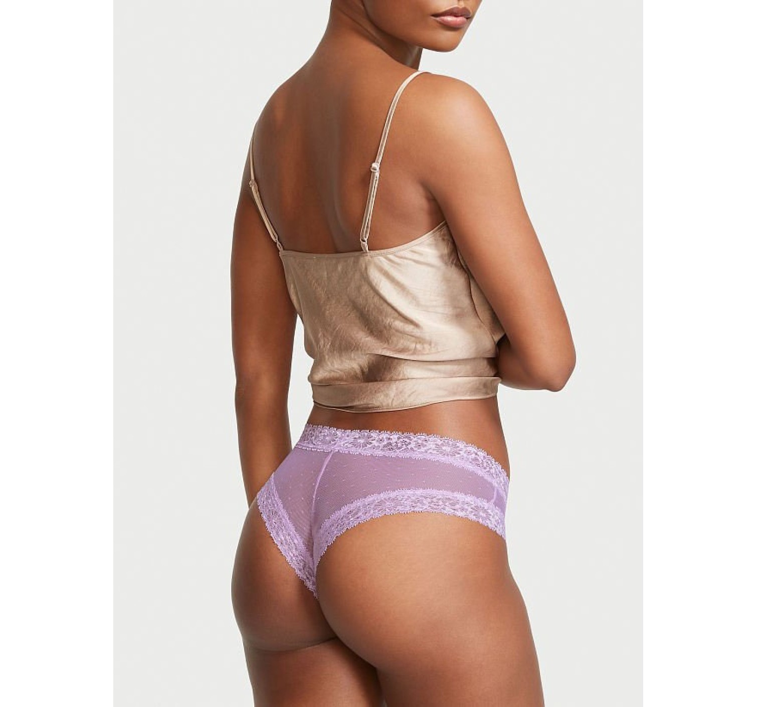 Трусики Cheeky Floral Lace Lavender