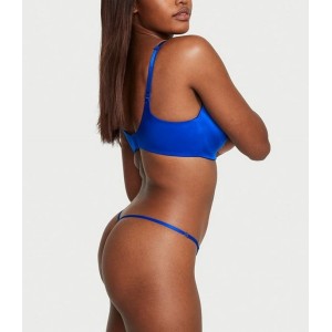 Трусики V-Hardware Adjustable V-String Panty blue lash