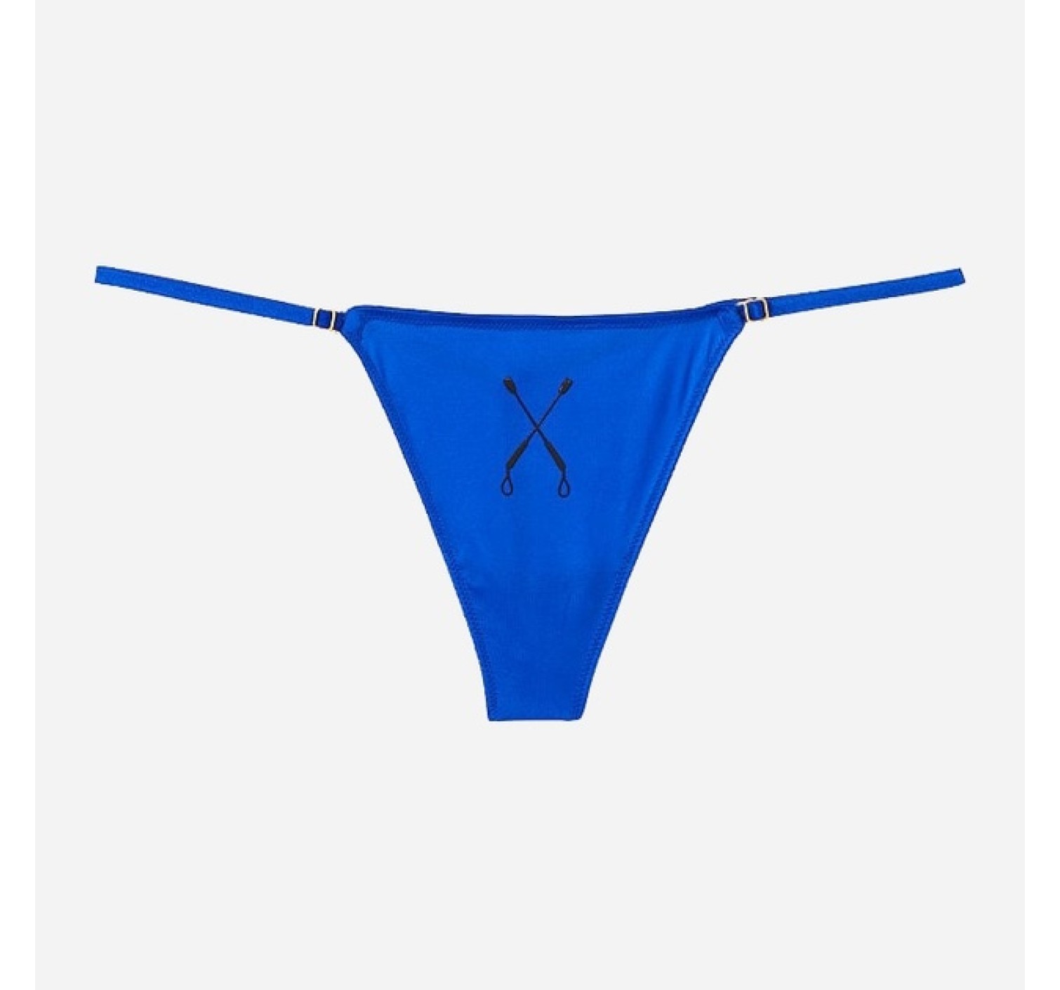 Трусики PINK Thong Panty Velvet Green