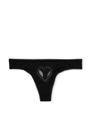Трусики стрінги Cotton Thong Panty Shine Heart