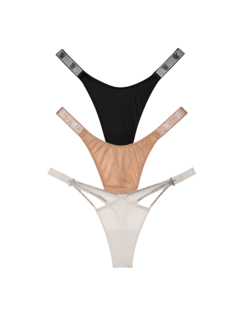 Набор трусиков Shine Strap Thong Panty Box Set Mix