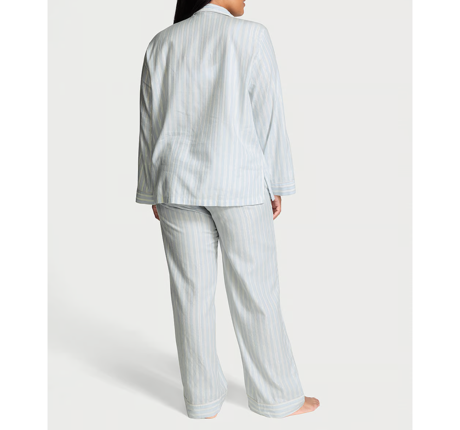 Пижама Flannel Long Pajama Set Soft Sky Stripes