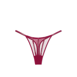 Трусики Sheer Shine Thong Panty Campari Red