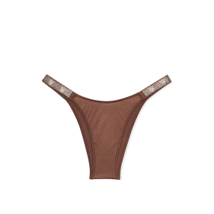 Трусики Shine Strap Brazillian Panty Mousse